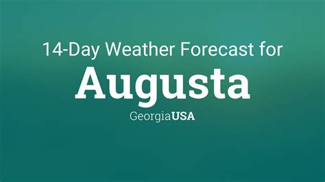 weather today augusta ga|augusta weather forecast 14 days.